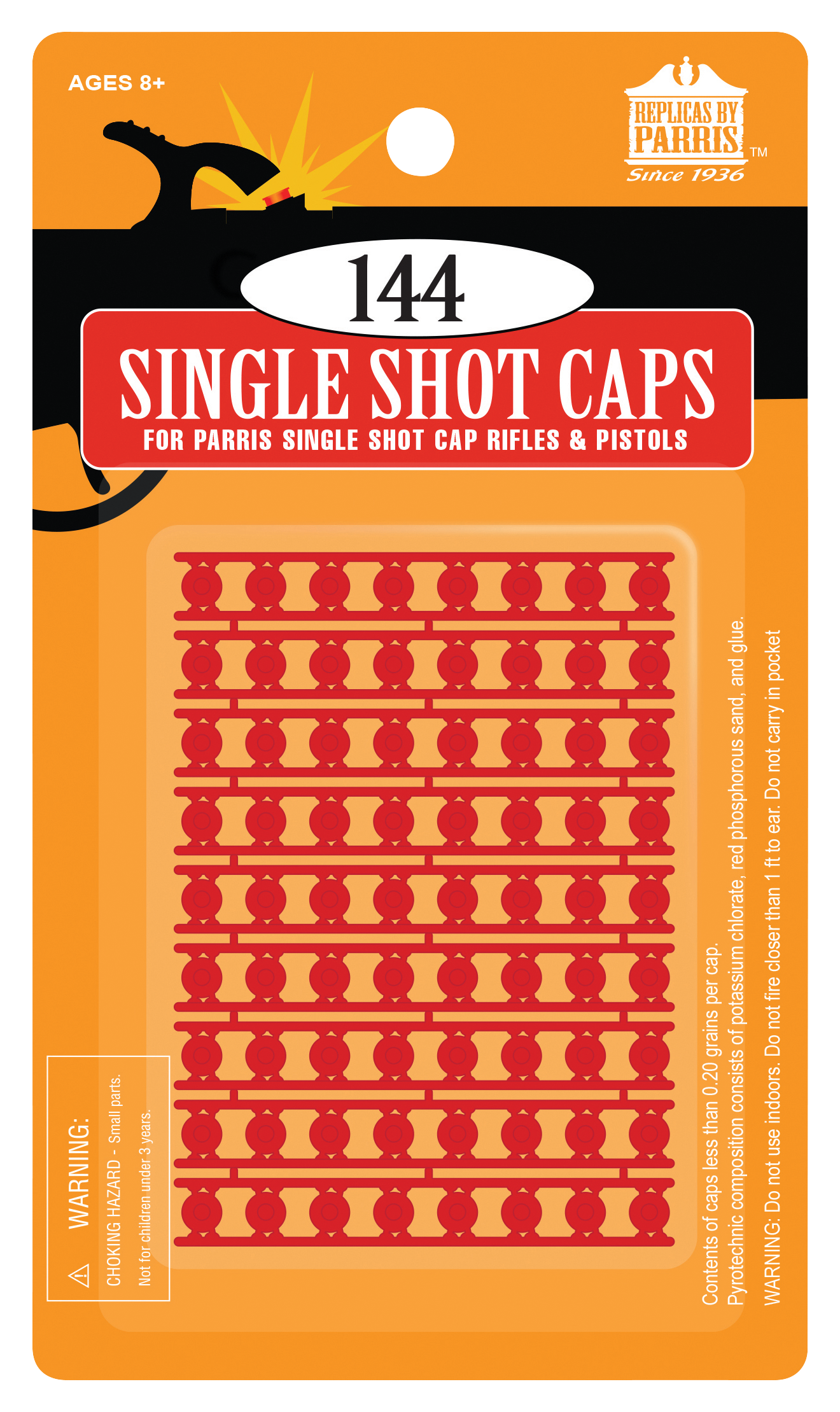 Parris Toys SingleShot Caps for Cap Gun Toys Cabela's